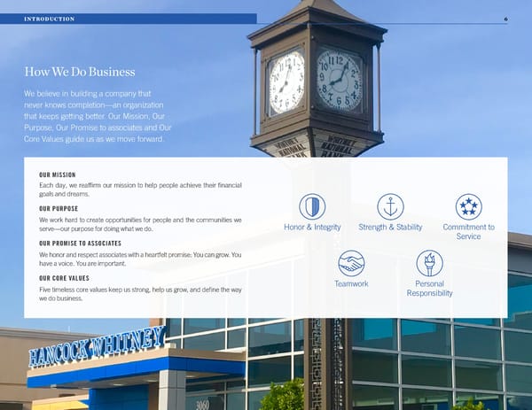 2022 Hancock Whitney ESG Report - Page 6