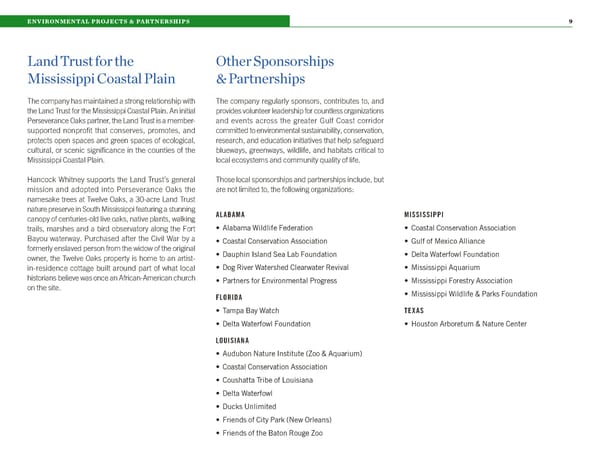 2022 Hancock Whitney ESG Report - Page 9