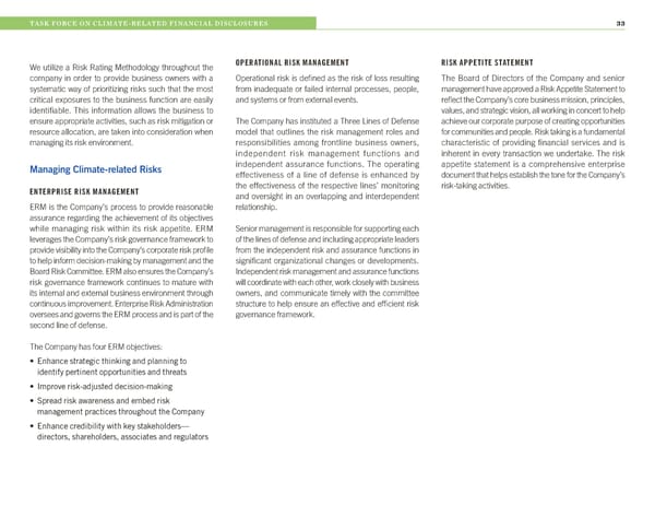 2022 Hancock Whitney ESG Report - Page 33
